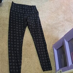 lululemon athletica Black Patterned Leggings